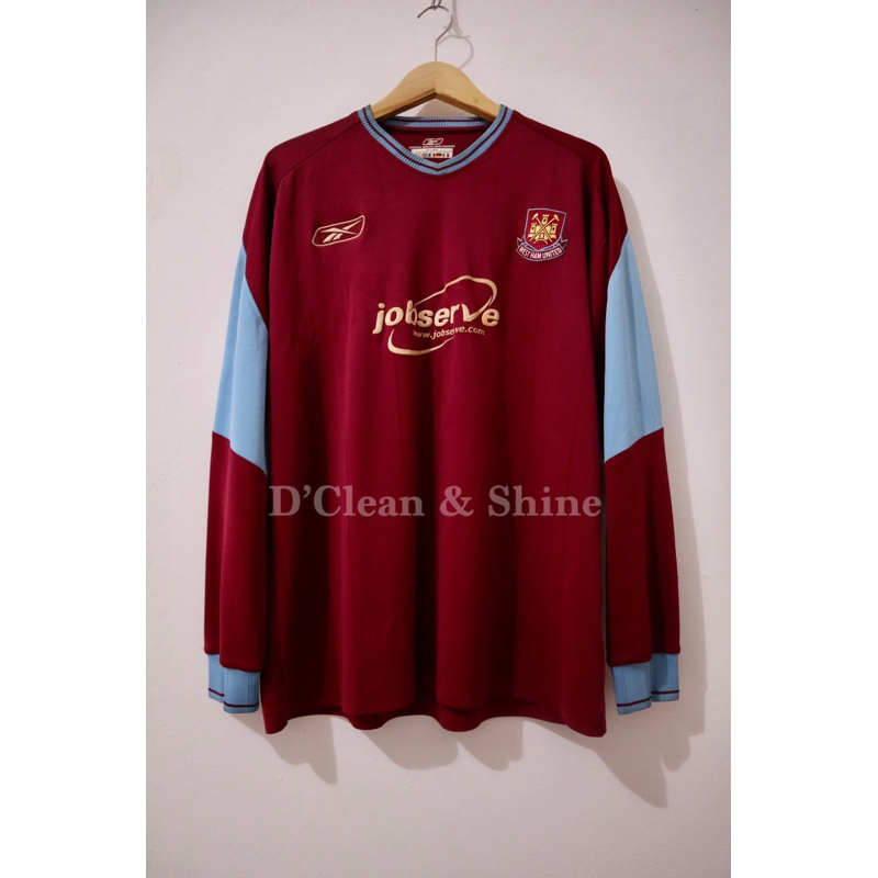 Jersey Original West Ham United LS 2003/2005 Reebok Original
