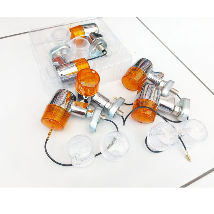 sein palu bulat doblle mika agras bening - sein variasi motor cb c70 japstyle universal ##54