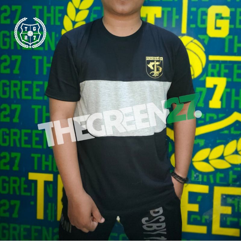 kaos Persebaya logo kombinasi