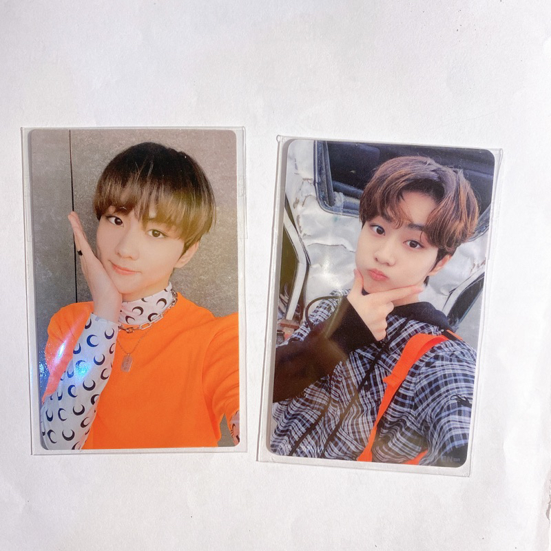 enhypen jungwon fever sunghoon border carnival hype down up weverse bene benefit bdc lucky draw ld p