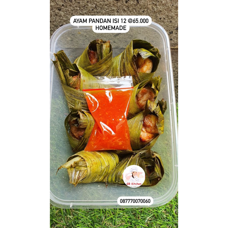 

AYAM PANDAN KHAS THAILAND ISI 12 HOMEMADE TANPA PENGAWET