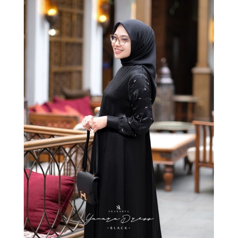 Ready Yanara Dress Hitam size S by Shararea