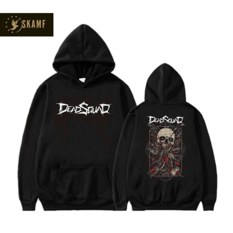 HOODIE DEADSQUAD M L XL XXL 03 - JAKET MUSIK METAL DEADSQUAD - JAKET HOODIE MUSIK DEADSQUAD - SWEATE