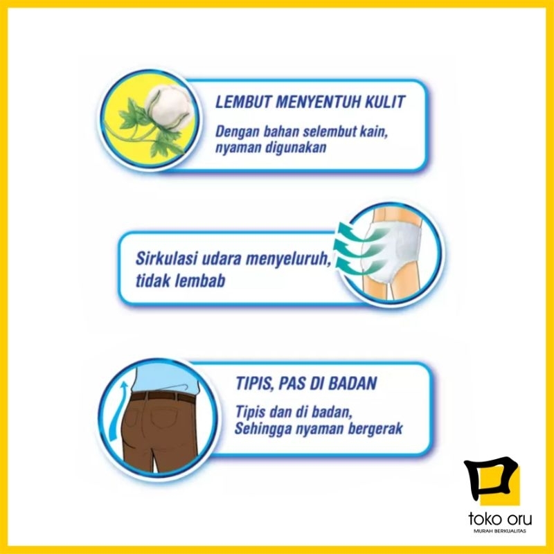 Lifree XXL 1 Karton isi 48 Popok Dewasa Celana Adult Diaper