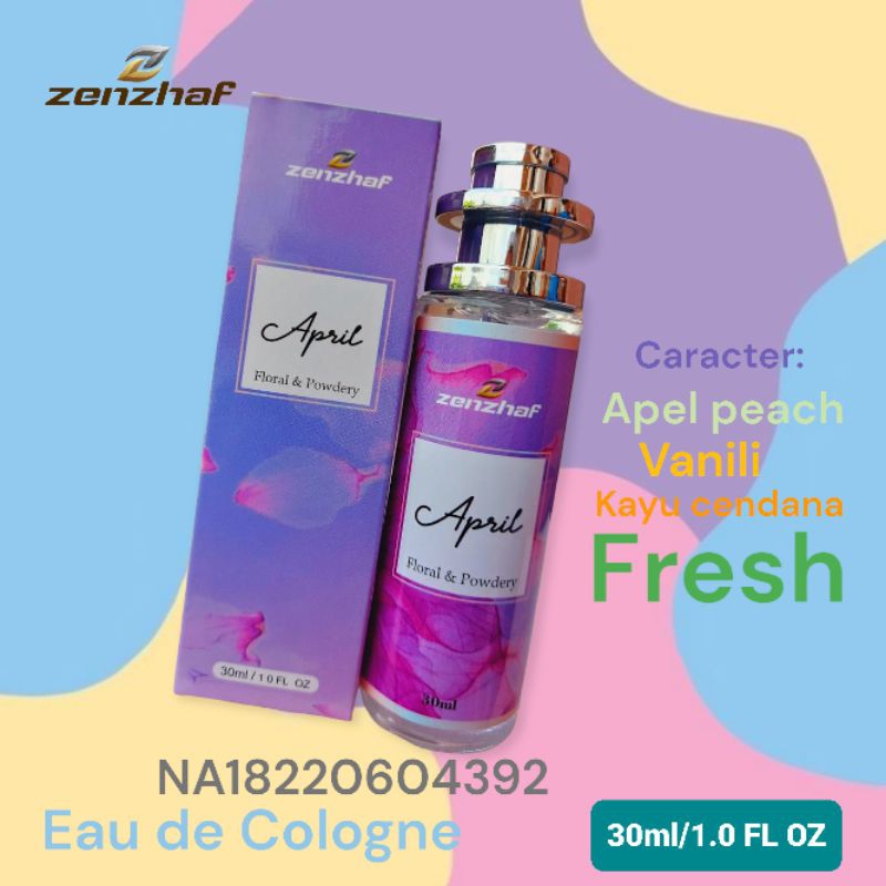 PARFUM THAILAND BPOM ZENZHAF APRIL PARFUM WANITA 30ML