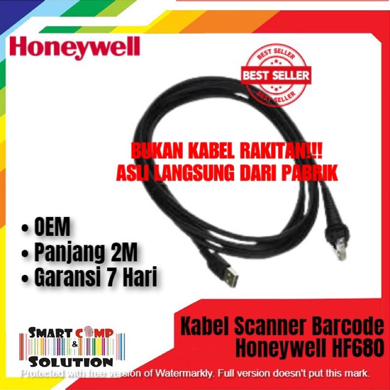 Kabel USB Scanner Barcode Honeywell HF680 / HF-680 2M OEM