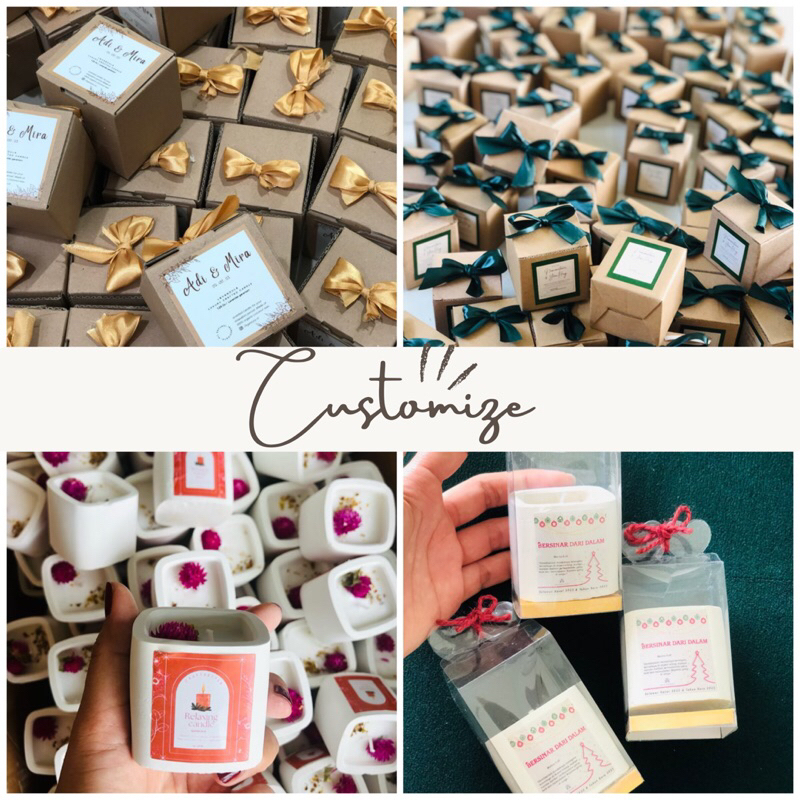 Lilin Aromatherapy| Crafted Lux Candle (scented candle, scented wax, Coconut Candle)