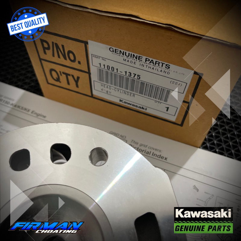 HEAD CYLINDER NINJA R SS ORIGINAL KAWASAKI 11001-1375