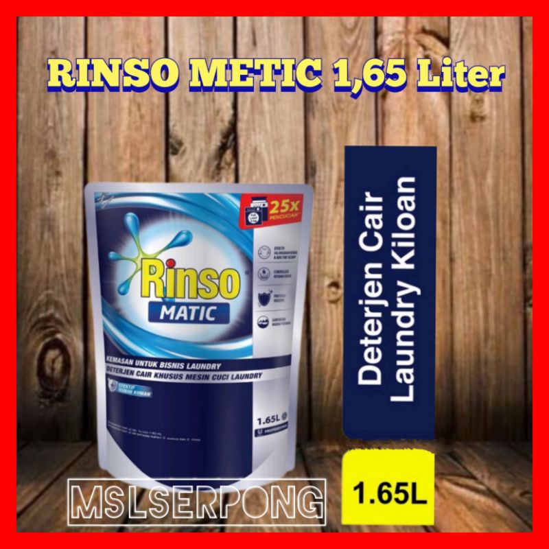 RINSO METIC PROFESIONAL DETERJEN KOSENTRAT LAUNDRY / RINSO / DETERJEN