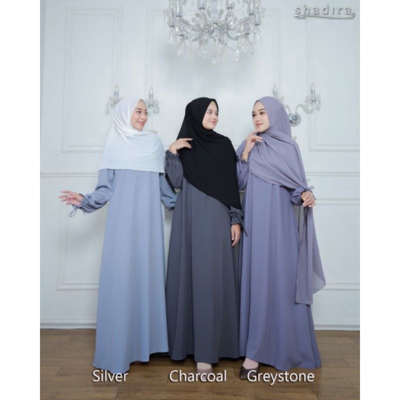 open PO RAFEEQA DRESS BY SHADIRA