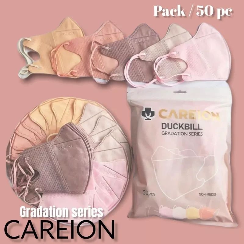 Duckbill CAREION 4ply gradasi ~ Full colour series Isi 50/pack