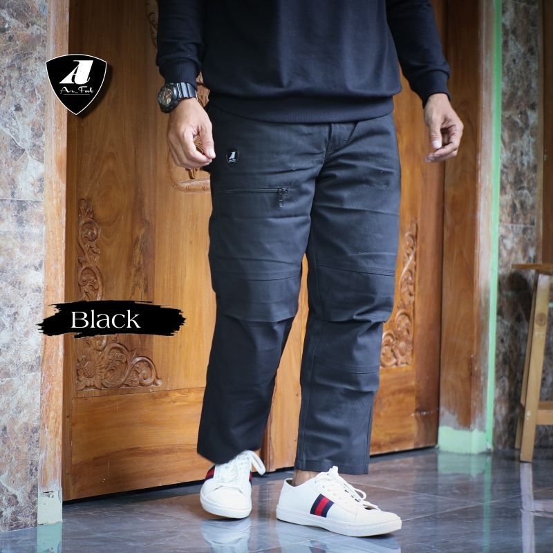 Celana Sirwal Cargo Outdoor Pria Celana Muslim Laa Isbal Original ARFAT