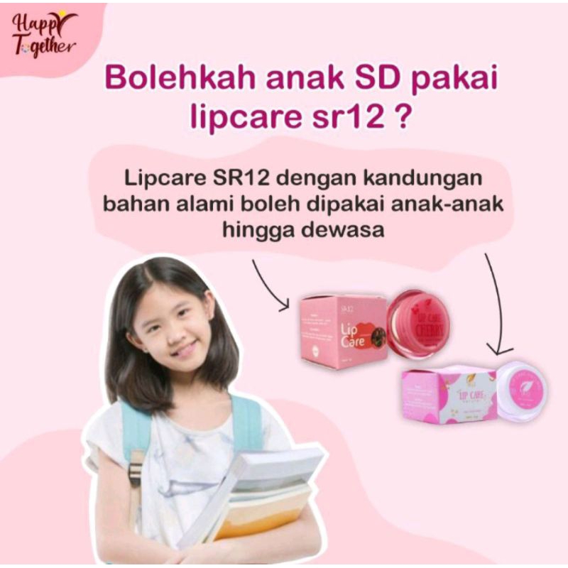 SR12 Lip Care Cherry / Pencerah Bibir SR12 Original BPOM
