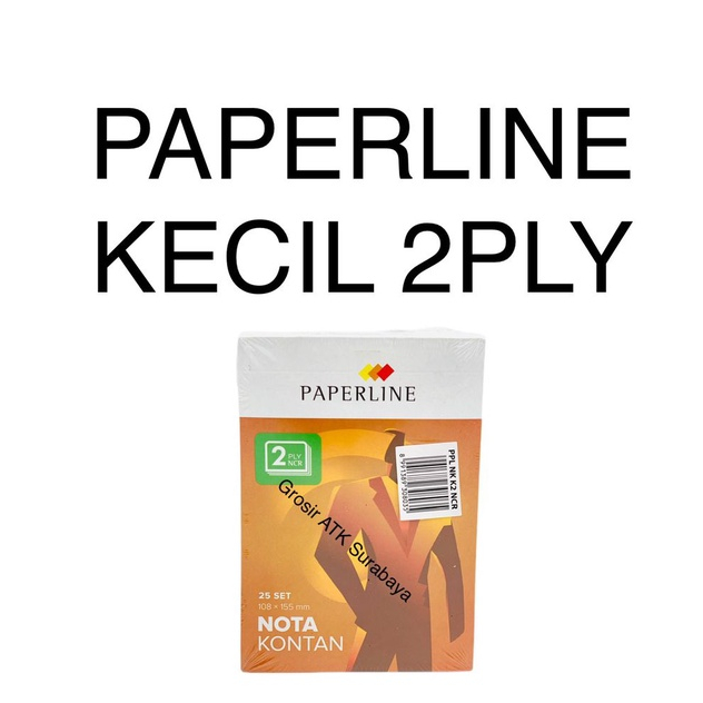 

NOTA KONTAN PAPERLINE KECIL 2 PLY / Buku Nota Kontan PPL NCR Kecil K2 2 PLY / 2 Rangkap