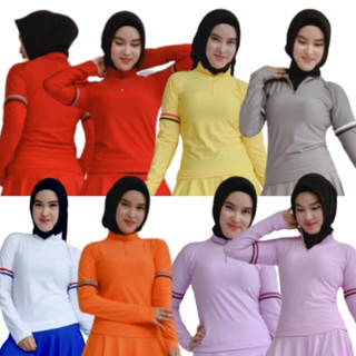 Atasan/Celana/Setelan Golf Tennis Kaos TP circle lengan-Legging rok
