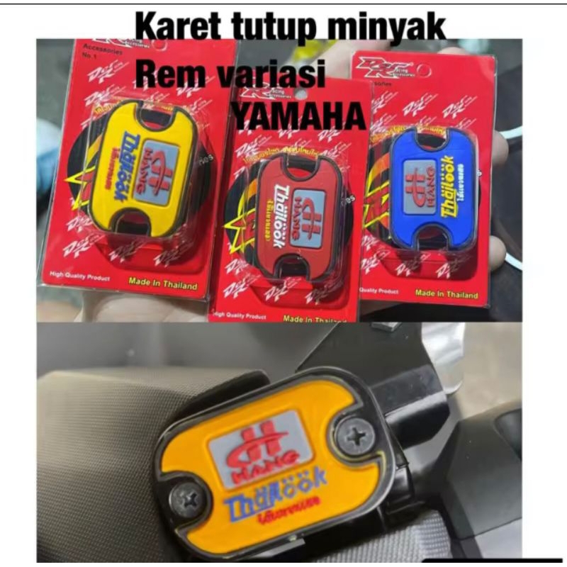 STIKER KARET TUTUP MINYAK REM VARIASI UNIVERSAL THAILAND YAMAHA HARGA 1PCS