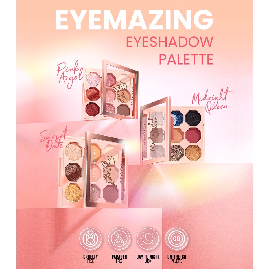 HANASUI Eyeshadow Eyemazing Eyeshadow Palette Eye Make Up Hanasui Eyeshadow Eye Makeup Series