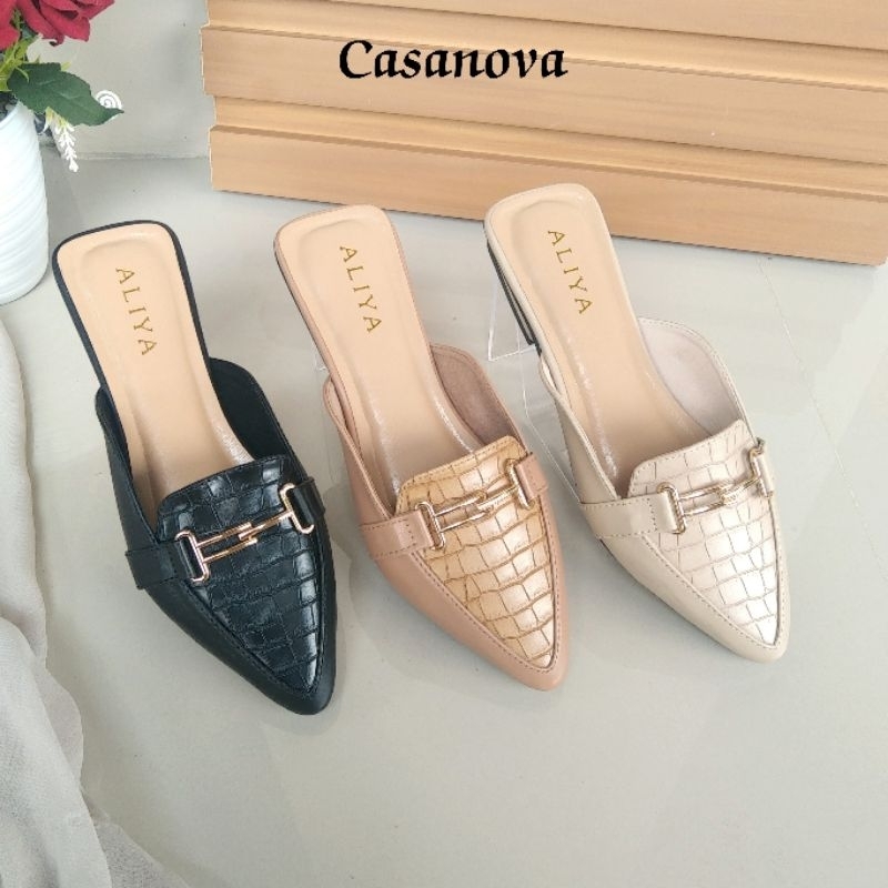 Aliya Casanova Mules Wanita heels/hak 2cm