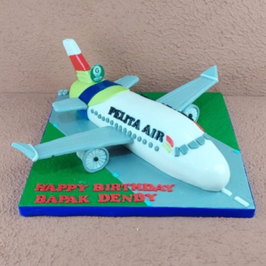 

PESAWAT UK 20X20CM / KUE ULANG TAHUN