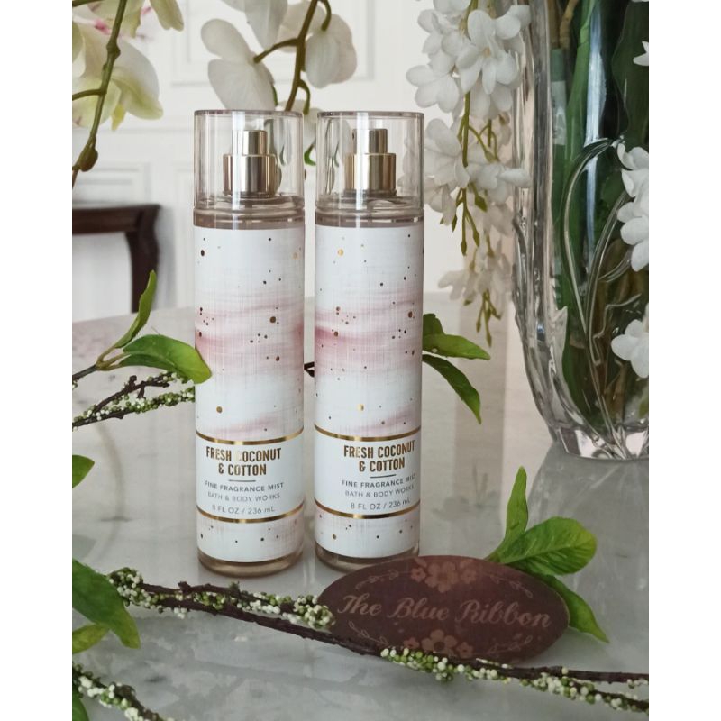 BATH AND BODY WORKS FRESH COCONUT &amp; COTTON BODY MIST