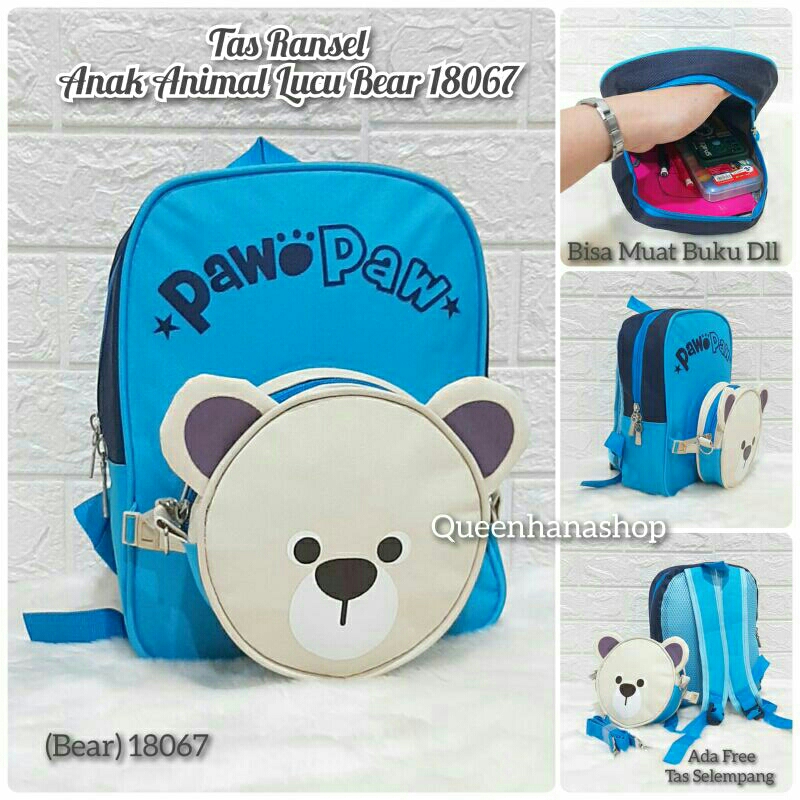 New Tas Ransel Anak Animal Keren Bagpack Anak