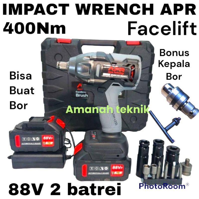 Mesin Pembuka baut roda Impact wrench APR JAPAN TECHNOLOGY