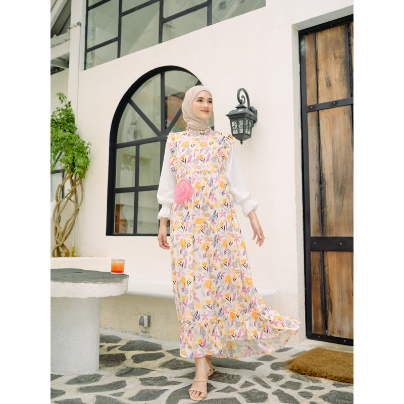 RANIA DRESS BY RAKHISA gamis lebaran dress bukber dress vintage