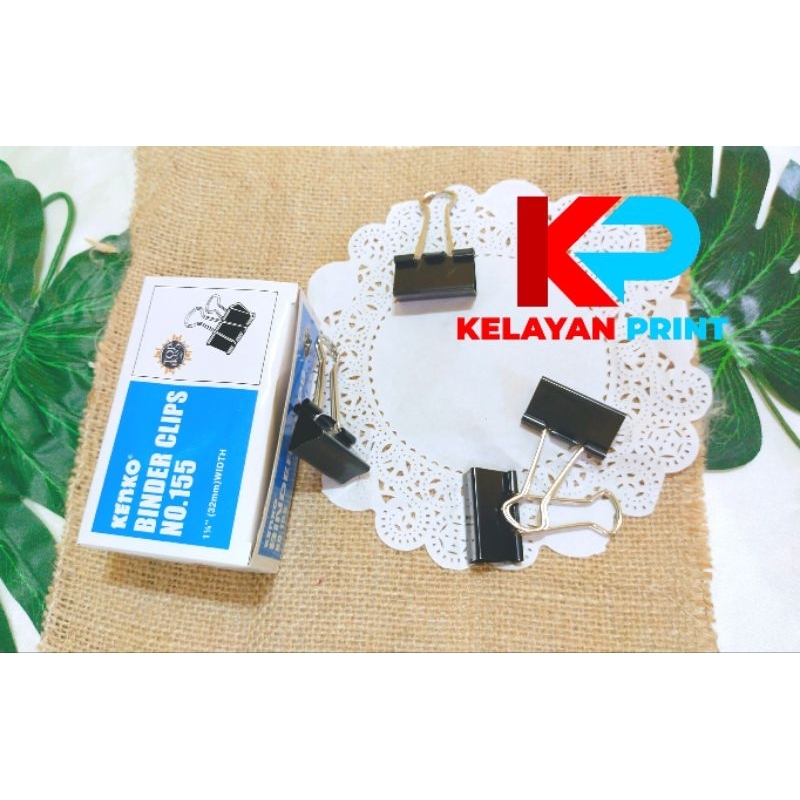 

BINDER CLIP 155 KENKO PER PAK ISI 12 PCS