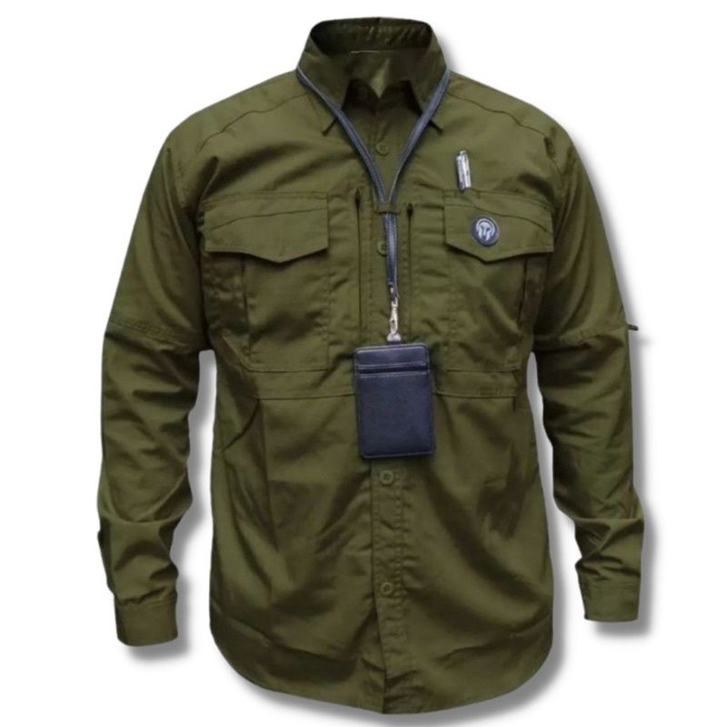 KEMEJA Tactical W-TAC LENGAN PANJANG OUTDOOR TERMURAH BAHAN DRIL