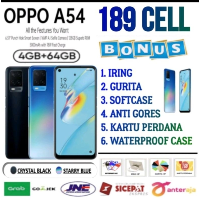 OPPO A76 A 76 RAM 6/128 GB | A74 4G 6/128 | A54 4/64 GARANSI RESMI OPPO INDONESIA