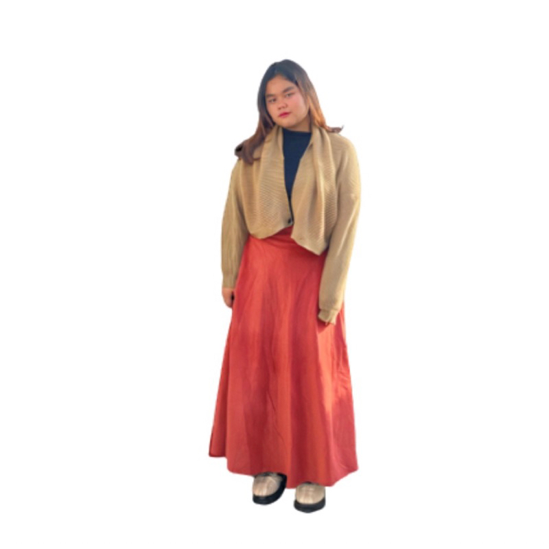 rok panjang payung allsize fit xxl / rok panjang lebar corduroy / ROK WANITA / ROK BIG SIZE / ROK