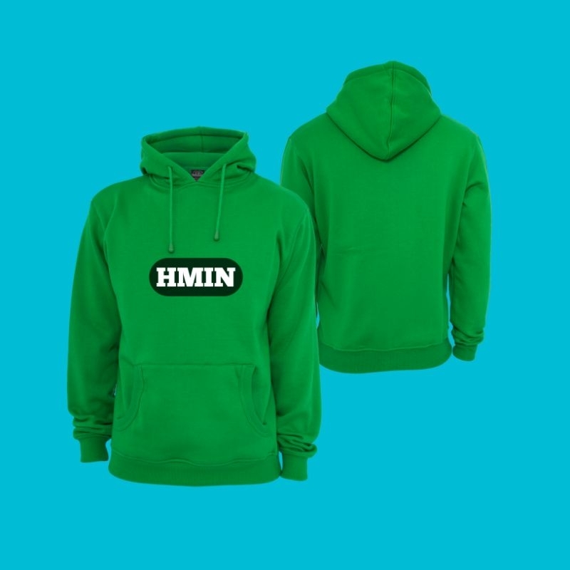 hoodie hmin hijau