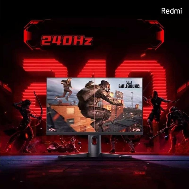 Redmi Gaming Monitor 23.8 Inch 240Hz 1080p IPS AMD FreeSync 1ms GTG - RMGMNT238HF