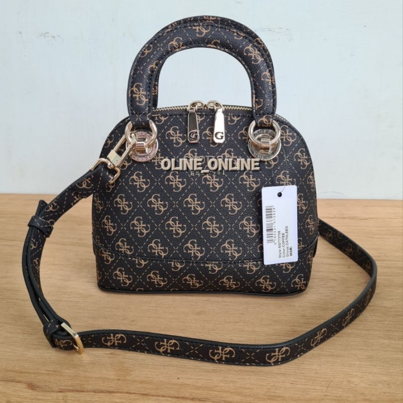 tas new2023 cathleen dome 4 color coffee beige pink black white logo batik selempang jinjing top handle oval setengah lingkaran ciayumajakuningan cirebon gs tegal losari tanjung sindang laut brebes fast delivery gb instan pengiriman ready stock majalengka