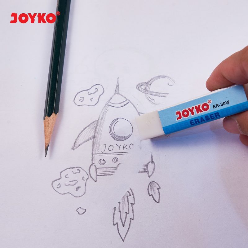 Eraser Penghapus Pensil Sedang Joyko isi 30pcs