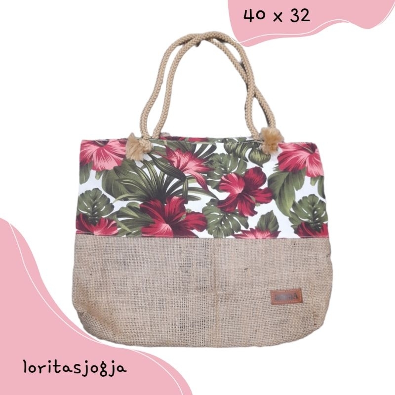 tas kanvas jogja kombinasi goni tali sumbu