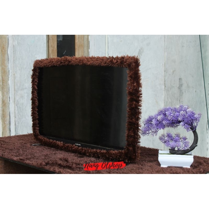 Bando Tv Led Untuk Tv Uk 14-32 inch Bulu Rasfur Lembut/ Cover Bando Tv Led 14-32 inch Bulu Rasfur Murah COD