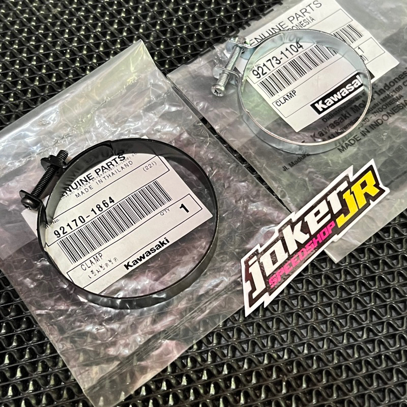 klem karet filter ninja clamp ninja karet filter ninja klem besar klem kecil filter ninja 150 rr new