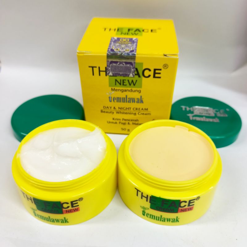 NEW THE FACE CREAM TEMULAWAK THE FACE BPOM