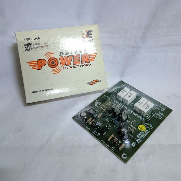 Kit Power Amplifier Mono 600 Watt Ranic Type 246