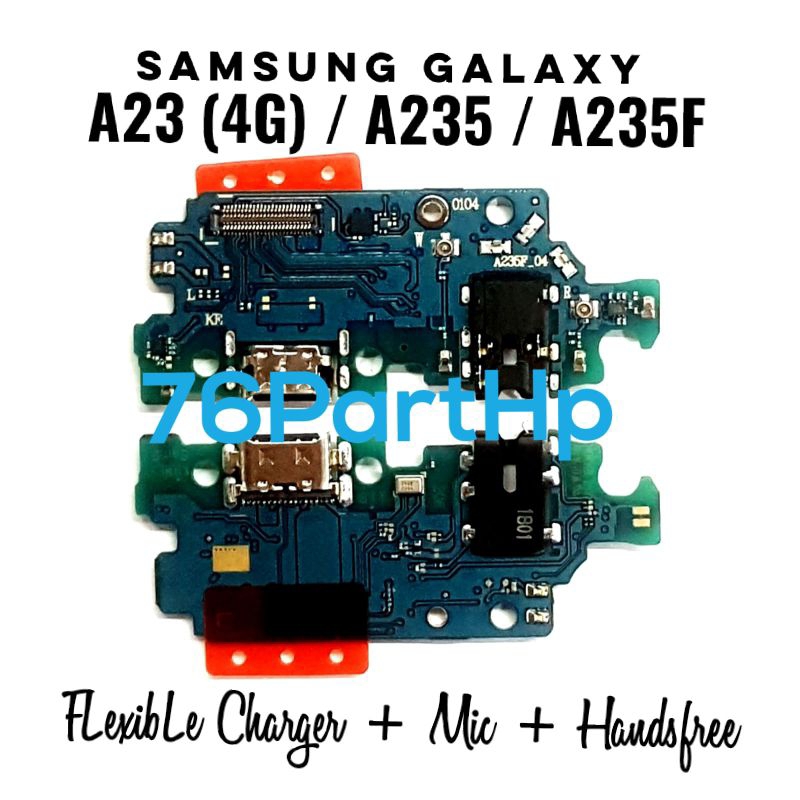 Papan Connector  PCB Charger Mic Samsung Galaxy  A23 4G - A235 - A235F