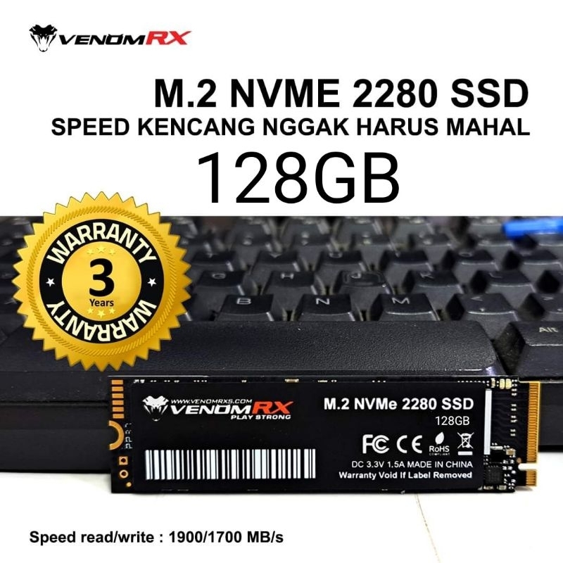 VenomRX M2 SSD 2280 NVME 1.3 128GB