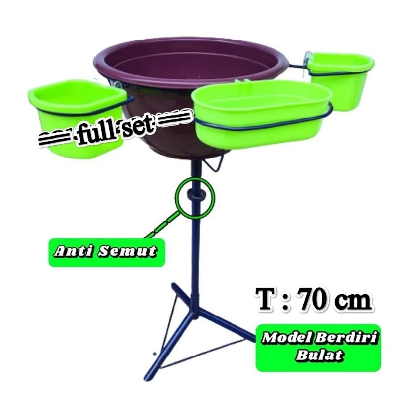 Wadah Pakan ternak Murai,Wambi,Kacer