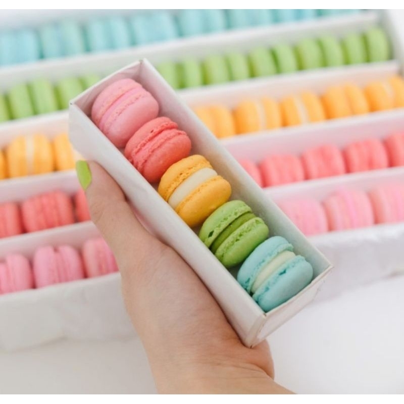 

READY MACARON MINI / MACARON WARNA WARNI / 1 BOX ISI 5 (sangat kecil 2 cm)