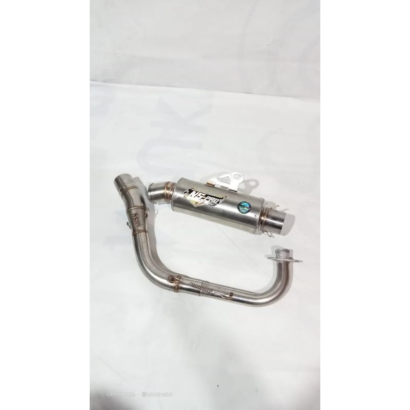 Knalpot NS-pro Racing p20 PNP Beat fi. beat karbu. vario125. vario150. Mio sporty. Mio j. Mio me. Va