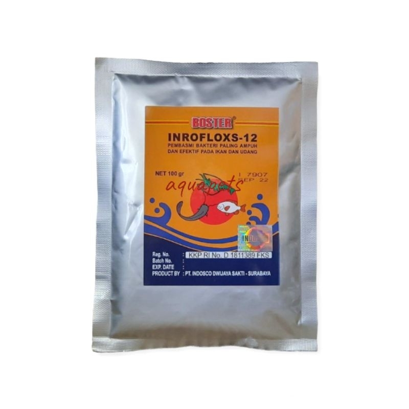 Boster Inrofloxs 12 | Antibiotik Enrofloxacin 100gr