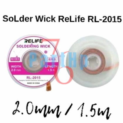 Relife Soldering Wick RL-2015 Pita Kawat Pembersih Timah Panjang 1.5m