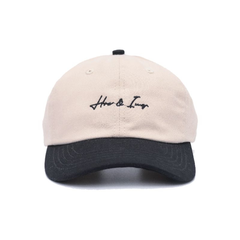 Omidoki Polo Caps Hitam Cream Zugy