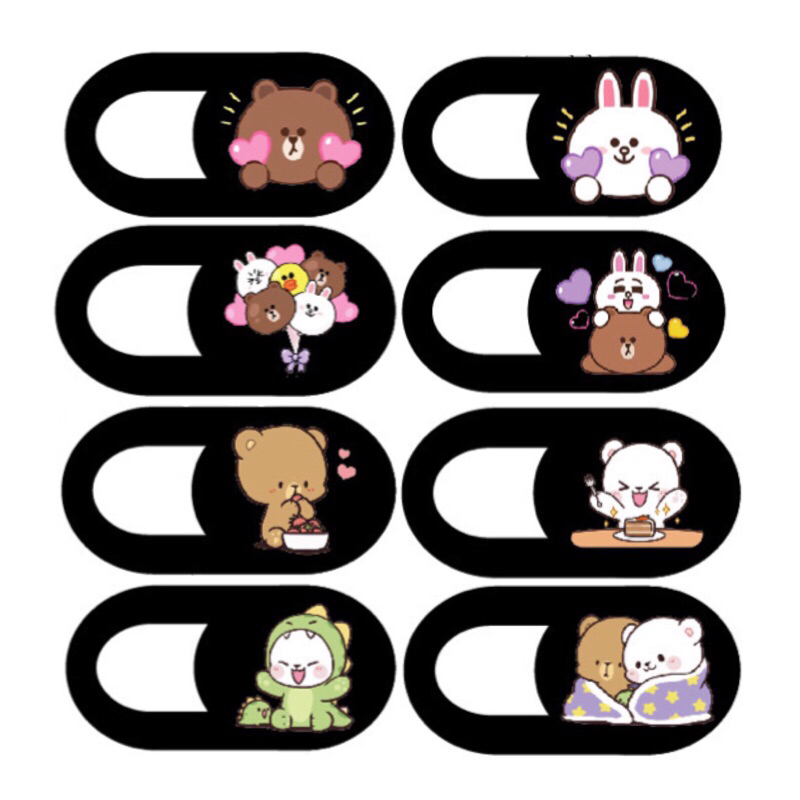 [Special Edition 3.0] Penutup Kamera Sticker Webcam Cover Camera Pelindung Laptop, Macbook, iPad, HP Smartphone, Tablet Cartoon Lucu Stickers Cute