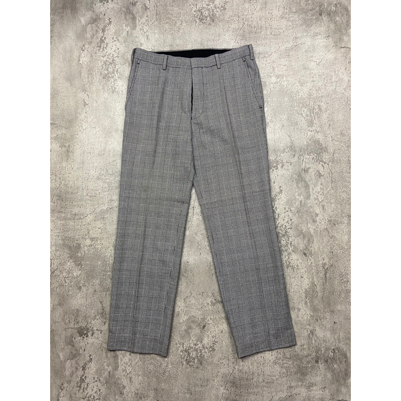 Work Pants Uniqlo Tartan / Celana bahan pria